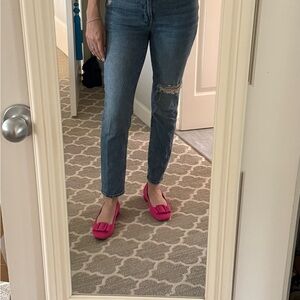 Madewell Blue Straight Leg Jeans
